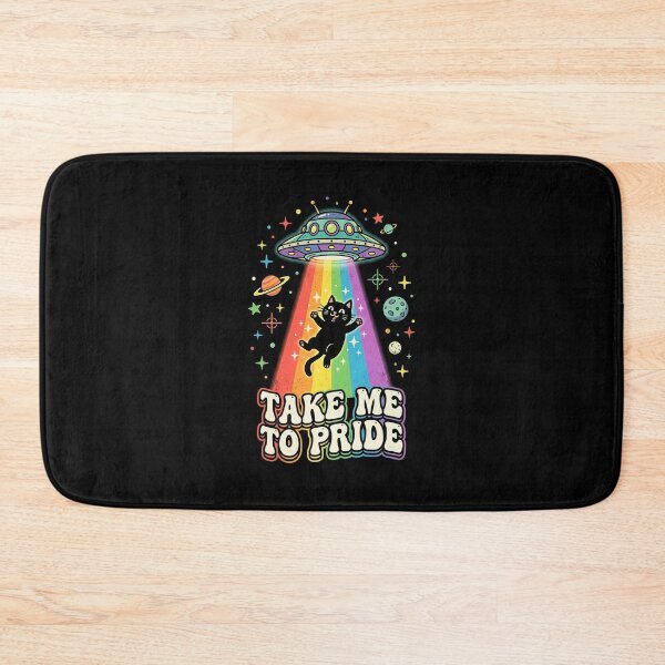 Item preview, Pride Cat Rainbow Ufo Abduction Funny Lgbtq+ Space designed and sold by longngusuc.