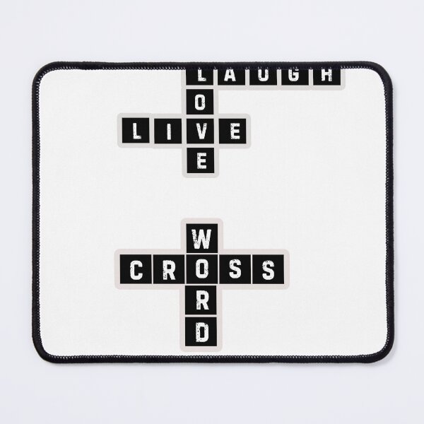 Item preview, Live Laugh Love Crossword Puzzle Design  designed and sold by KAWAII STUDIO NB.