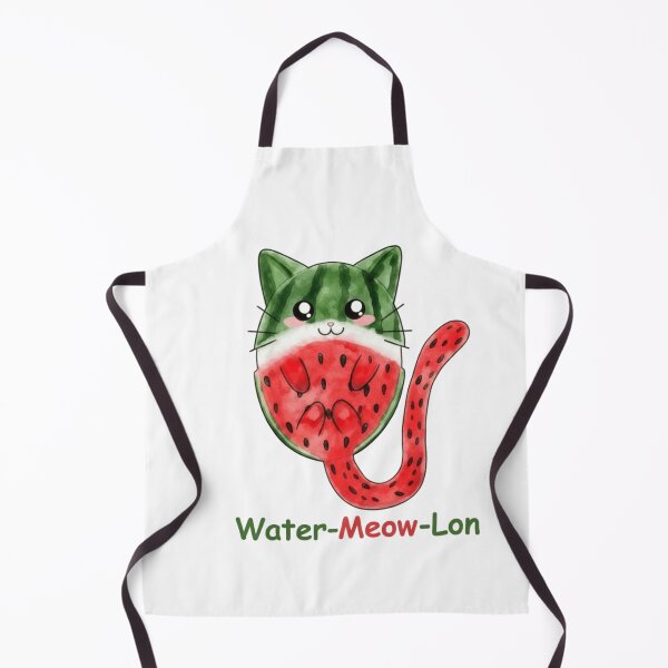 Item preview, Water-Meow-Lon Watermelon And Cat Summer Time designed and sold by Thread&Fable.