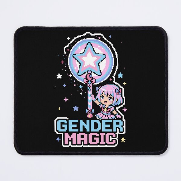 Item preview, Gender Magic - Trans Pride Magical Girl Pixel Art designed and sold by artistastshirt.