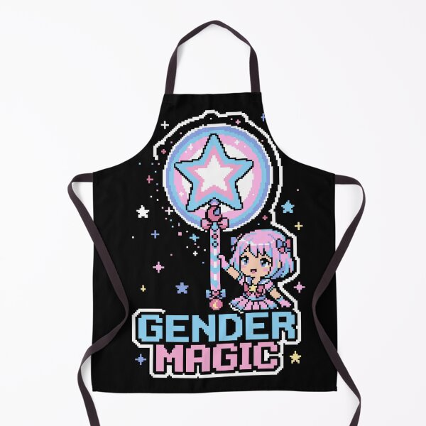 Item preview, Gender Magic - Trans Pride Magical Girl Pixel Art designed and sold by artistastshirt.