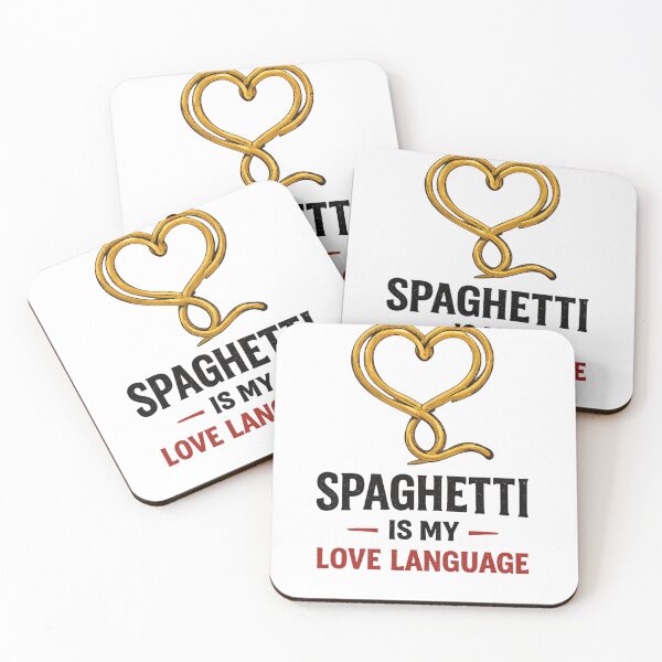Item preview, Spaghetti Is My Love Language Funny Pasta Lover Design designed and sold by gypsy-joker.