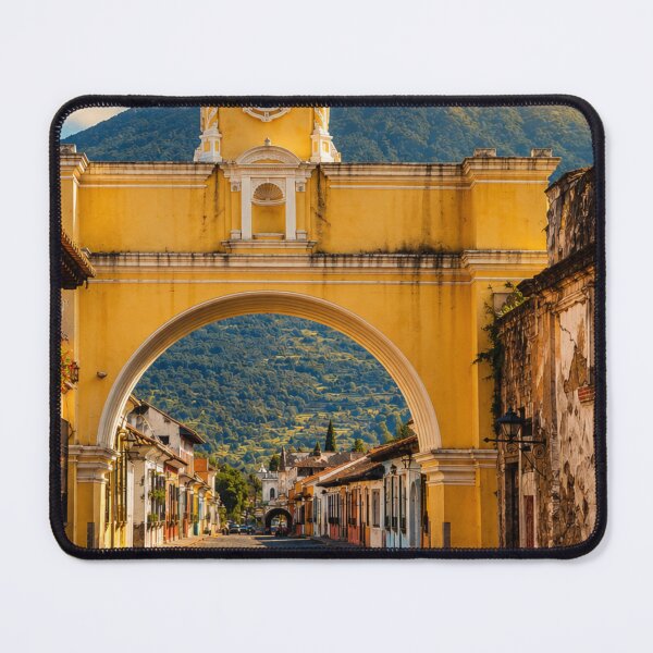 Item preview, Antigua Guatemala Historic Arch Vintage Travel Poster designed and sold by ElartedeNoel.