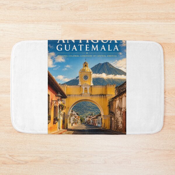 Item preview, Antigua Guatemala Historic Arch Vintage Travel Poster designed and sold by ElartedeNoel.
