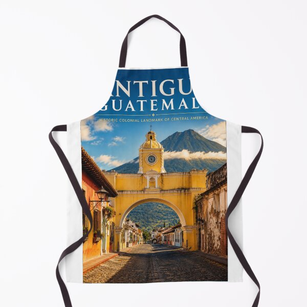 Item preview, Antigua Guatemala Historic Arch Vintage Travel Poster designed and sold by ElartedeNoel.