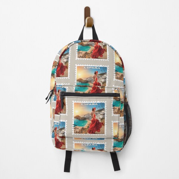 Item preview, Spain Modern Postage Stamp – Flamenco, Mediterranean Coast & Spanish Culture designed and sold by Timeless Decor.