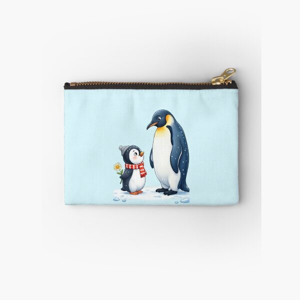 Item preview, Loving Penguin Family – Cute Parent and Baby Penguin Illustration designed and sold by arifali786.