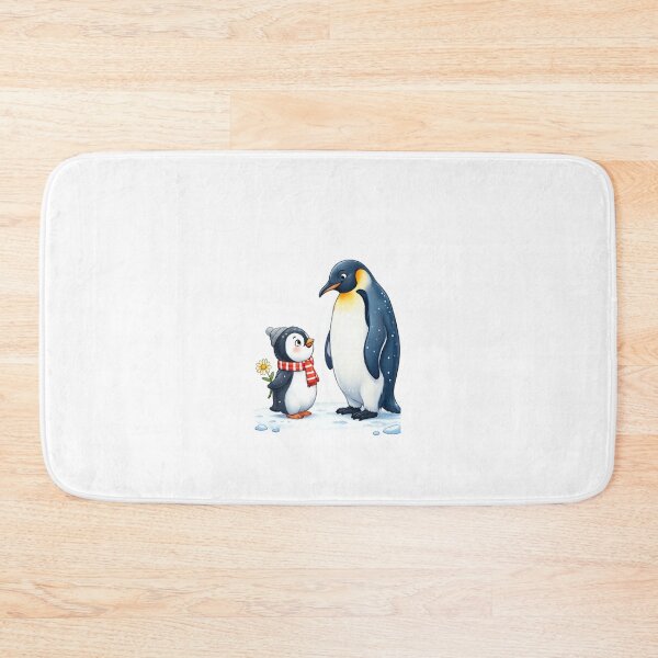 Item preview, Loving Penguin Family – Cute Parent and Baby Penguin Illustration designed and sold by arifali786.