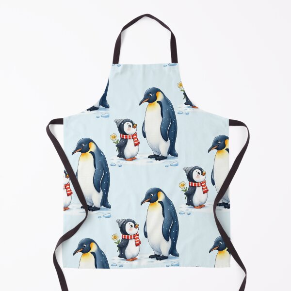 Item preview, Loving Penguin Family – Cute Parent and Baby Penguin Illustration designed and sold by arifali786.