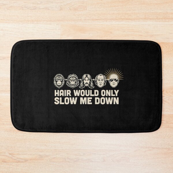 Item preview, Hair Would Only Slow Me Down Dad Humor Classic Dad Joke Bald Dad designed and sold by Redgiant87x.