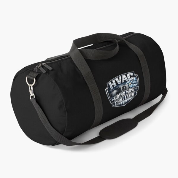 Item preview, HVAC Grind Now Chill Later - HVAC Tech Cooling Badge Design designed and sold by FrozenHeat97.