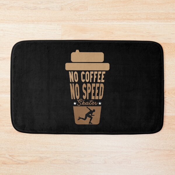Item preview, Speed Skater No Coffee No Ice Skating Coffee Lover designed and sold by tshirtconcepts.