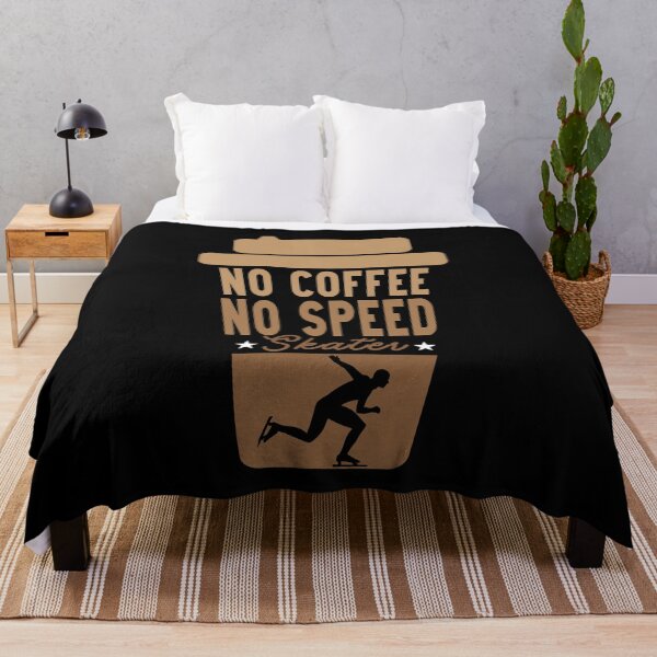 Item preview, Speed Skater No Coffee No Ice Skating Coffee Lover designed and sold by tshirtconcepts.