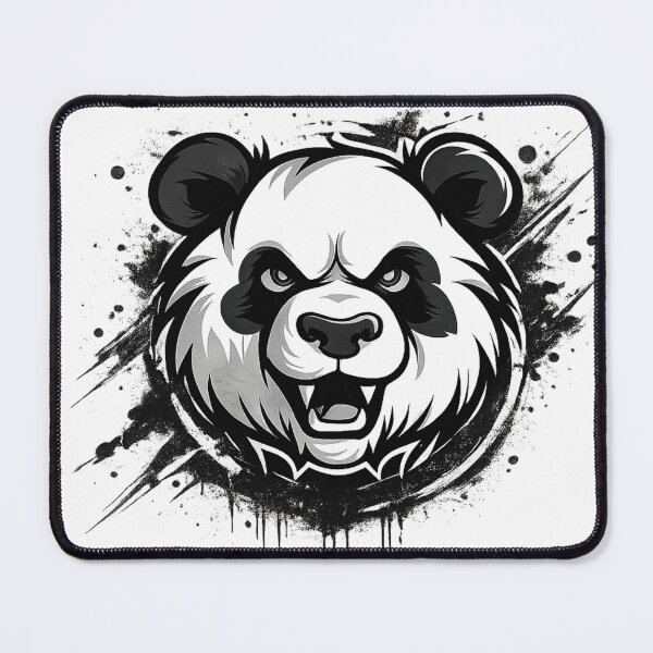Item preview, Black and White Panda Emblem designed and sold by Houldi.
