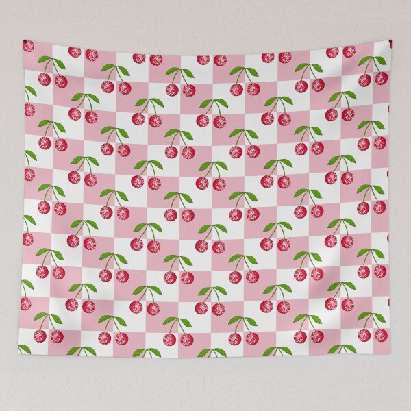 Item preview, Cherry Disco Ball Checker Pattern designed and sold by Julie Erin Designs.