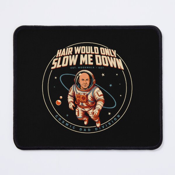 Item preview, Hair Would Only Slow Me Down Dad Humor Bald Dad Vintage Humor designed and sold by Redgiant87x.