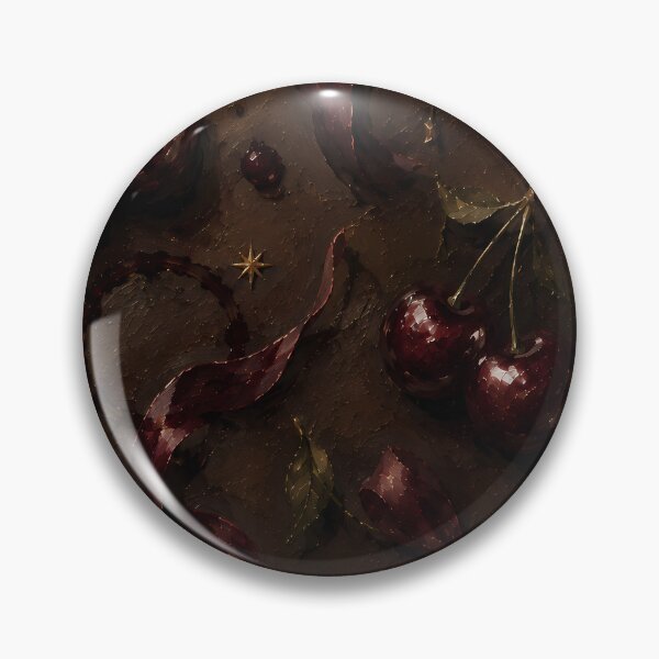 Item preview, Dark Romance Cherry Coquette Gothic Aesthetic Pattern designed and sold by BeataPrint.