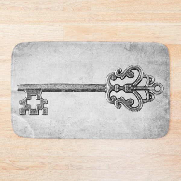 Item preview, Vintage Gold Skeleton Key Fleur de Lis Crown Royal designed and sold by Ghoul Enterprises.