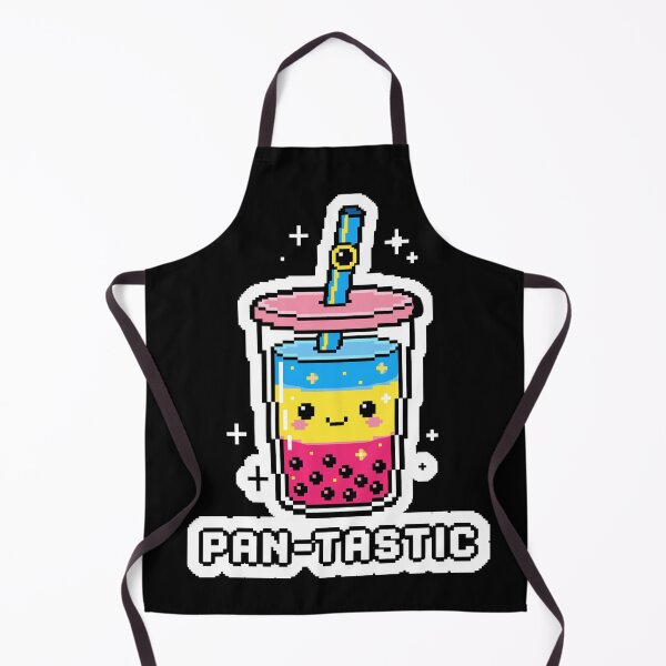 Item preview, Pan-tastic Boba Tea - Kawaii Pansexual Pride Pixel Art designed and sold by artistastshirt.