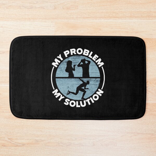 Item preview, Speed Skater My Problem My Solution Pictogram Dad designed and sold by tshirtconcepts.