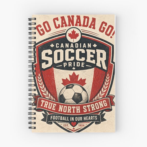 Item preview, Canada Soccer Fan Emblem,  Vintage Canadian Football Supporter Badge designed and sold by Jandedan.