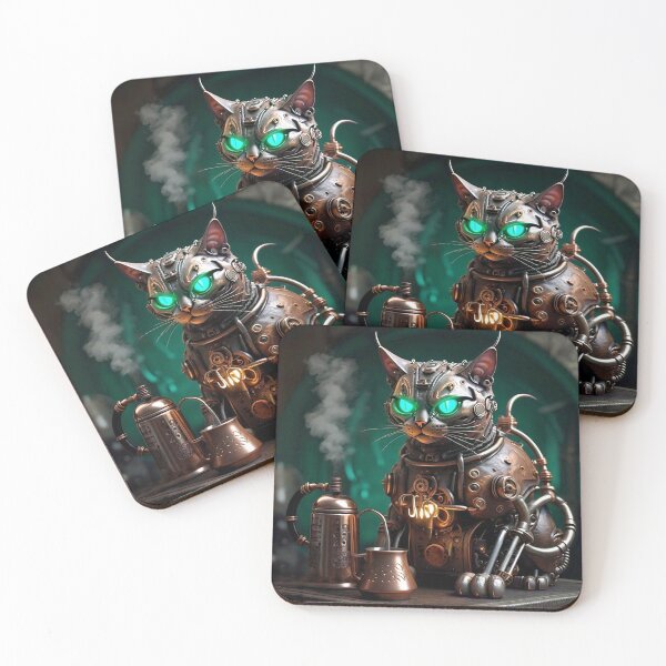 Item preview, Purrcolator Emerald designed and sold by CuriousEcho.
