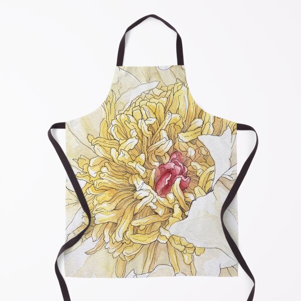 Item preview, Cream Rose Macro | Pen and Watercolor Botanical Art designed and sold by Debbie Schulte.
