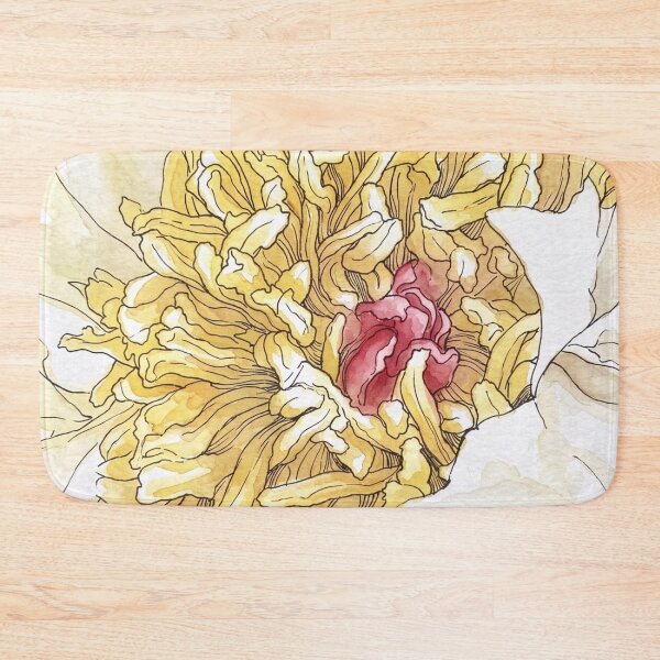 Item preview, Cream Rose Macro | Pen and Watercolor Botanical Art designed and sold by Debbie Schulte.