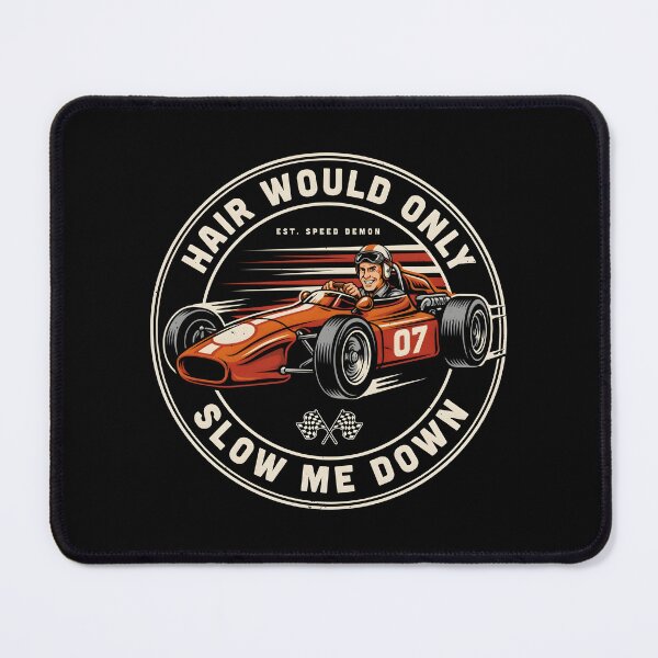 Item preview, Hair Would Only Slow Me Down Dad Humor Funny Retro Bald Dad Joke designed and sold by Redgiant87x.