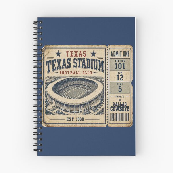 Item preview, Texas Stadium Football Club Vintage Ticket Shirt,  Irving Texas Retro Football Fan Tee designed and sold by GhostDawgs.