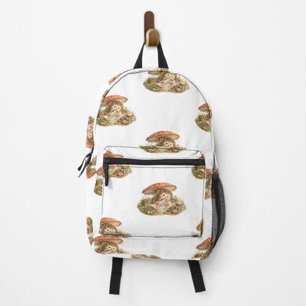 Item preview, Hedgehog Quilter Under the Mushroom Umbrella designed and sold by EverStitchStudio ★★★★★.