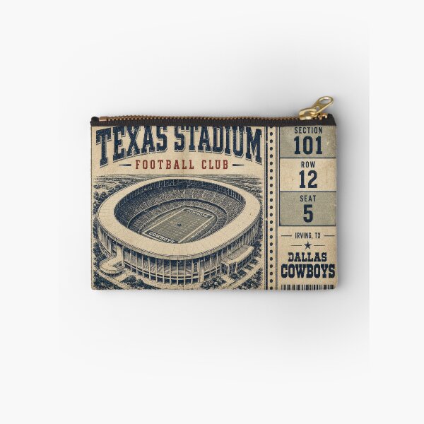 Item preview, Texas Stadium Football Club Vintage Ticket Shirt,  Irving Texas Retro Football Fan Tee designed and sold by GhostDawgs.