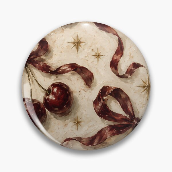 Item preview, Vintage Dark Cherry Noir Coquette Aesthetic Pattern designed and sold by BeataPrint.