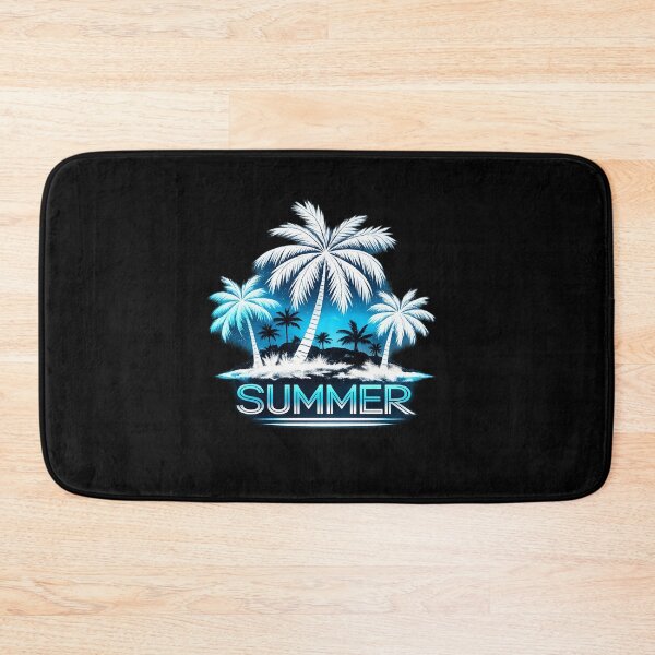 Item preview, Tropical Neon Summer Paradise – Glowing Palm Trees   designed and sold by stickyverselab.