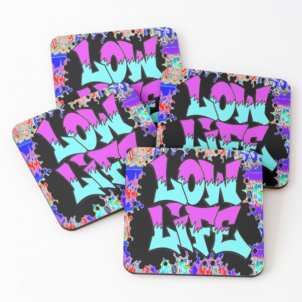 Item preview, Low Life Pink Blue 123 designed and sold by LowEndGraphics.