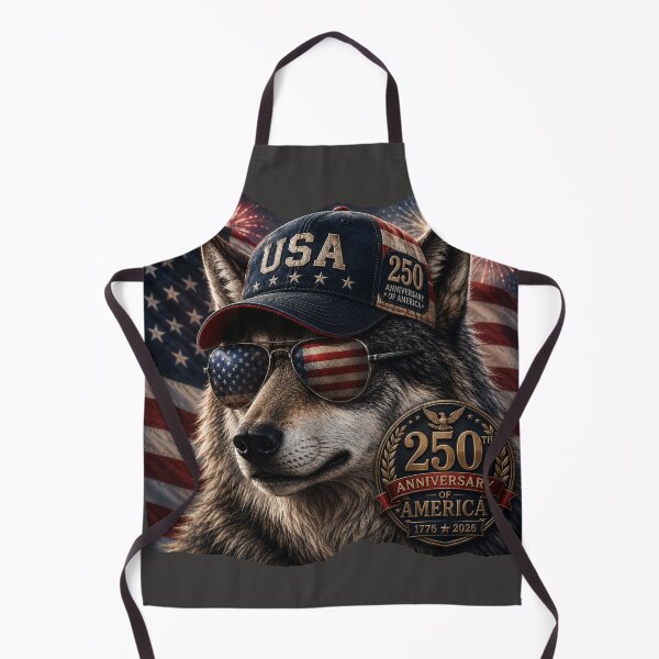 Item preview, USA Wolf 250th Anniversary Backpack Design | Patriotic American Wolf Art | America 1776–2026 designed and sold by WhatASunShine.