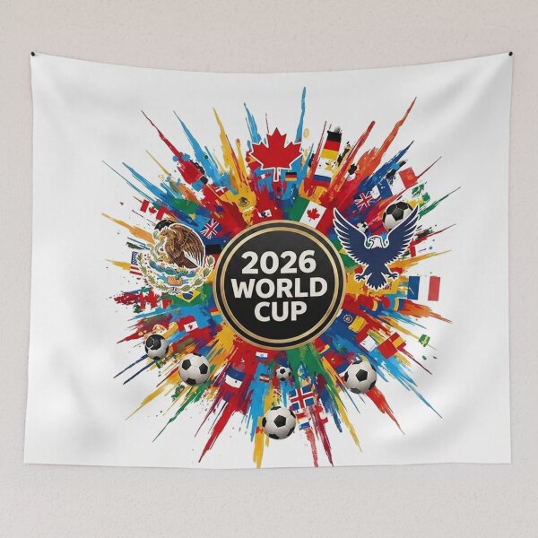 Item preview, 2026 Soccer Cup T-Shirt, Soccer Fan Shirt, Football Fan Gift, Soccer Cup 2026 Tee, International Soccer Shirt, Football Fan Gift designed and sold by CreativeNest Prints.
