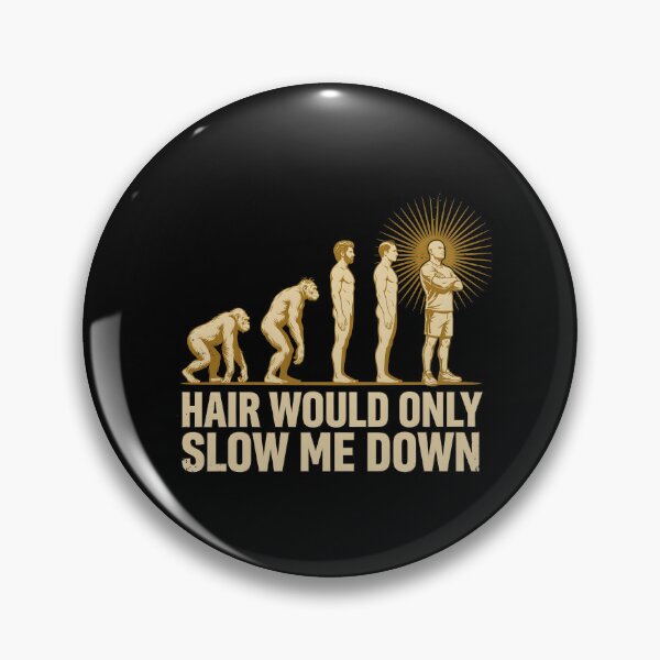 Item preview, Hair Would Only Slow Me Down Dad Humor Proud Bald Dad Sarcastic Humor designed and sold by Redgiant87x.