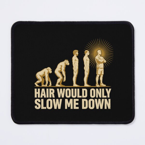Item preview, Hair Would Only Slow Me Down Dad Humor Proud Bald Dad Sarcastic Humor designed and sold by Redgiant87x.