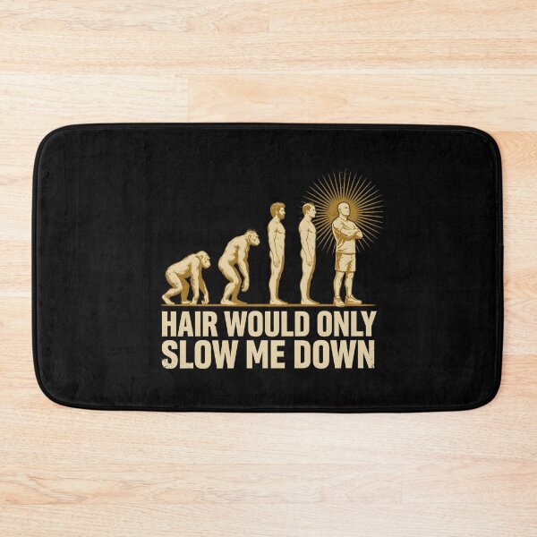 Item preview, Hair Would Only Slow Me Down Dad Humor Proud Bald Dad Sarcastic Humor designed and sold by Redgiant87x.