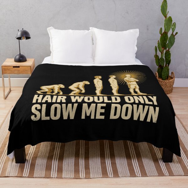 Item preview, Hair Would Only Slow Me Down Dad Humor Proud Bald Dad Sarcastic Humor designed and sold by Redgiant87x.