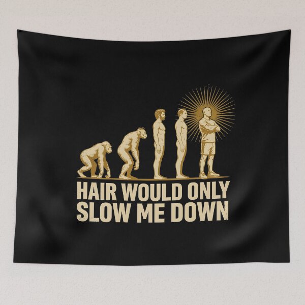 Item preview, Hair Would Only Slow Me Down Dad Humor Proud Bald Dad Sarcastic Humor designed and sold by Redgiant87x.