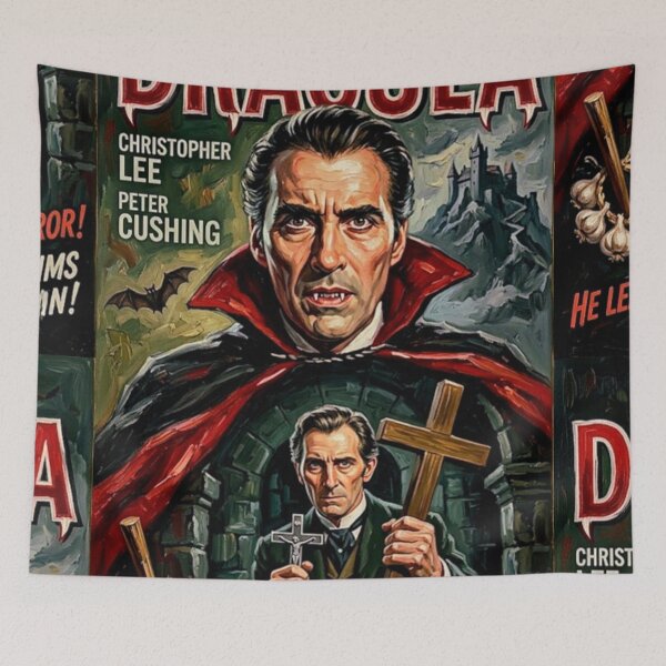 Item preview, The Count’s Trail of Terror – Horror of Dracula Fine Art Print designed and sold by Art's Diner.