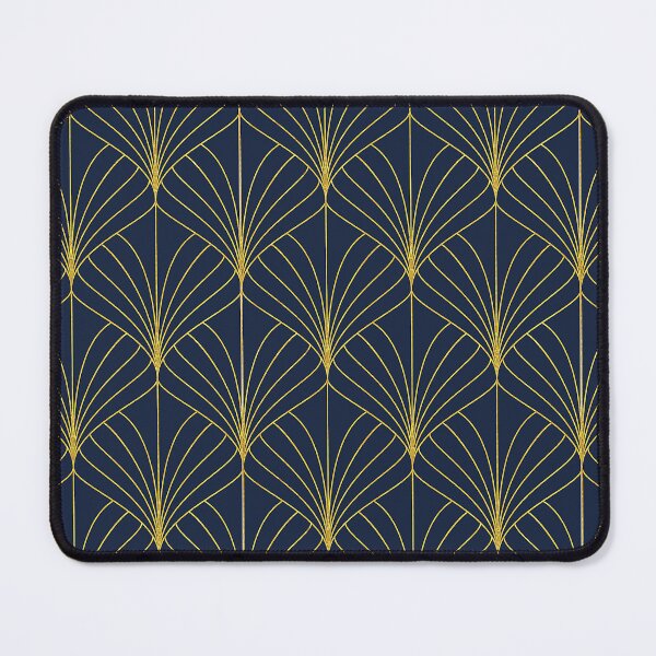Item preview, Art Deco Blue And Golden-Hues Exquisite Pattern designed and sold by DEC02.