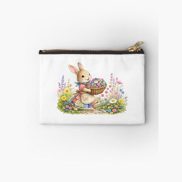 Item preview, Button Collector Bunny in Bloom designed and sold by EverStitchStudio ★★★★★.