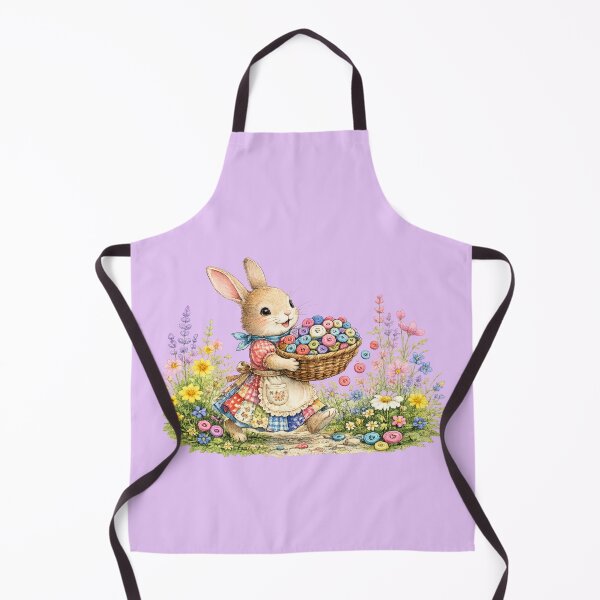 Item preview, Button Collector Bunny in Bloom designed and sold by EverStitchStudio ★★★★★.