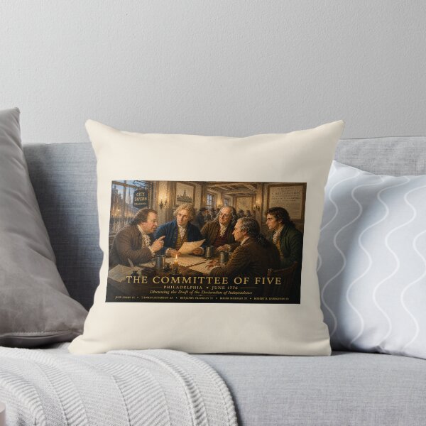 Item preview, The Committee of Five — Philadelphia, June 1776 designed and sold by Novel Works Studio.