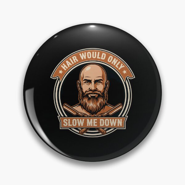Item preview, Hair Would Only Slow Me Down Dad Humor Funny Bald Dad Father's Day designed and sold by Redgiant87x.