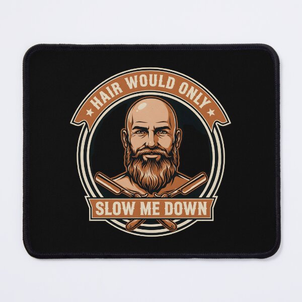 Item preview, Hair Would Only Slow Me Down Dad Humor Funny Bald Dad Father's Day designed and sold by Redgiant87x.
