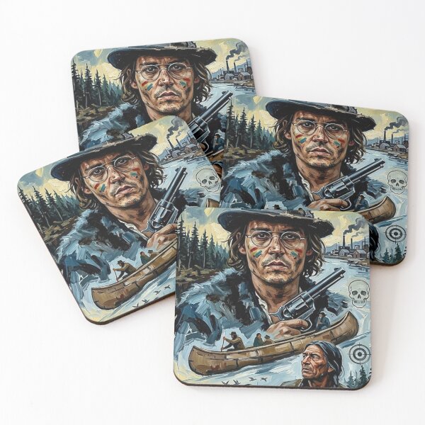 Item preview, Viaje a la frontera – Lámina artística "Hombre muerto" designed and sold by Art's Diner.
